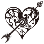 Tribal Pierced Heart